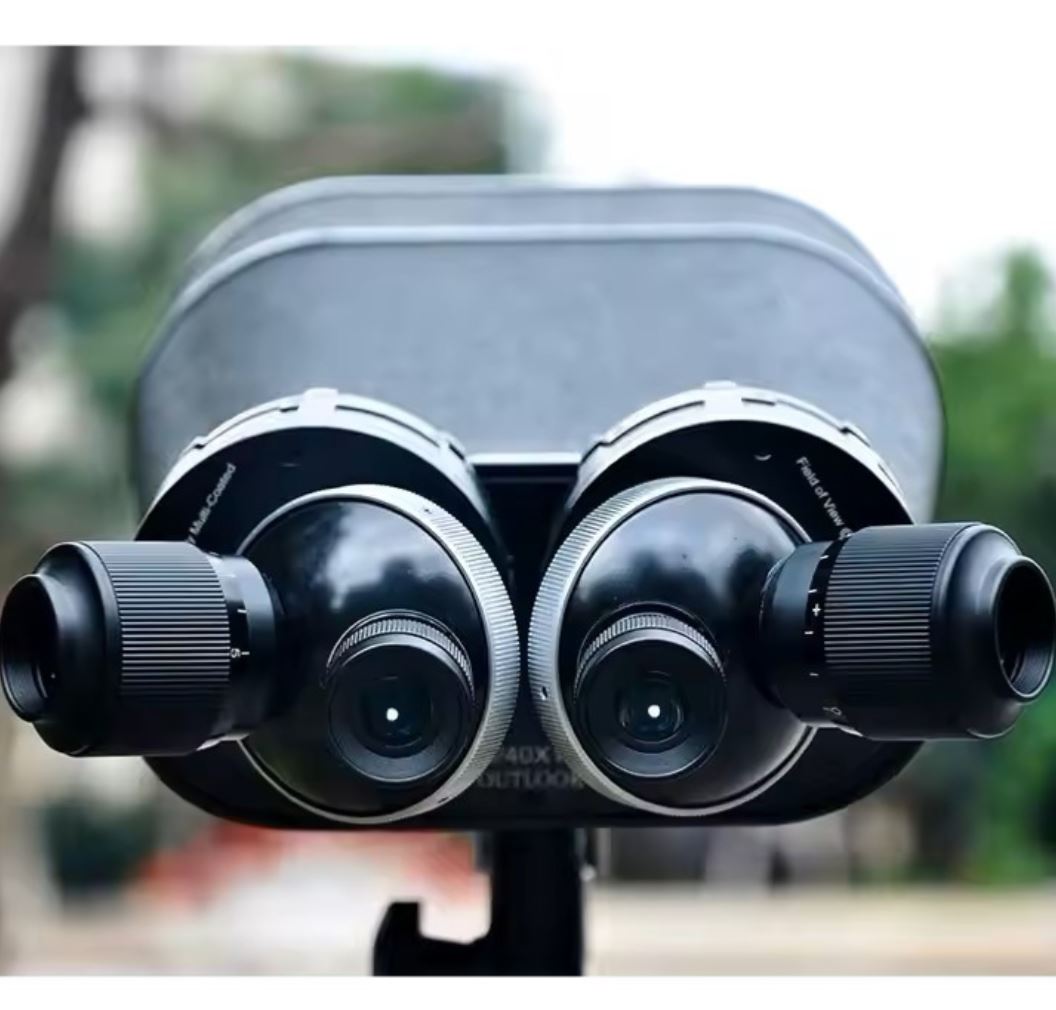 Jumelles d'astronomie géantes bi-oculaires 25-40x100 DIGITAL OPTIC EGEON avec trépied en bois – Image 5