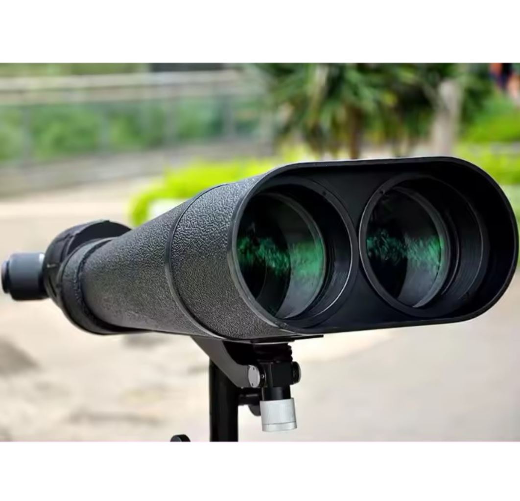 Jumelles d'astronomie géantes bi-oculaires 25-40x100 DIGITAL OPTIC EGEON avec trépied en bois – Image 6