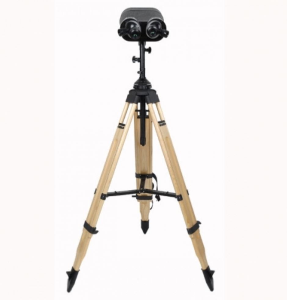 Jumelles d'astronomie géantes bi-oculaires 25-40x100 DIGITAL OPTIC EGEON avec trépied en bois – Image 8