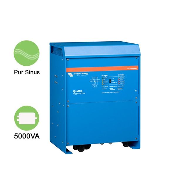 Victron Energy - Convertisseur-chargeur Pur Sinus Quattro 12V/5000VA/220-100A – Image 4