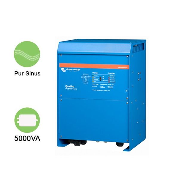 Victron Energy - Convertisseur-chargeur Pur Sinus Quattro 12V/5000VA/220-100A – Image 5