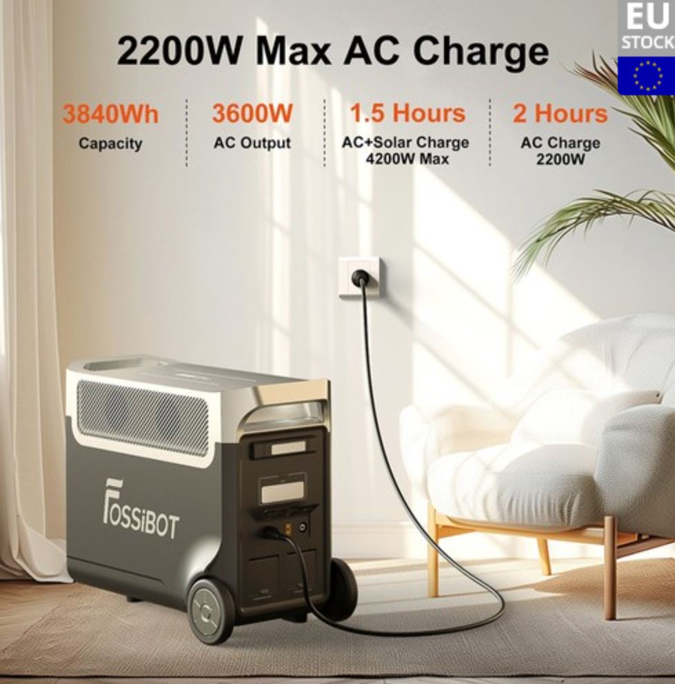 Centrale électrique portable FOSSiBOT F3600 Pro – Image 5