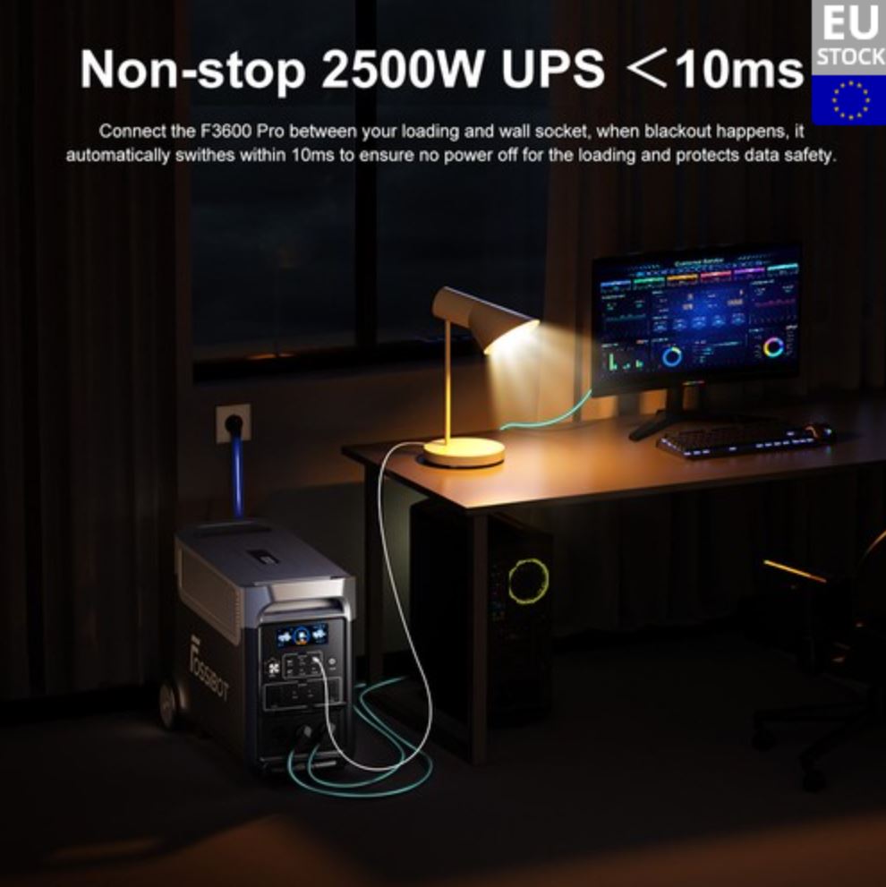 Centrale électrique portable FOSSiBOT F3600 Pro – Image 9