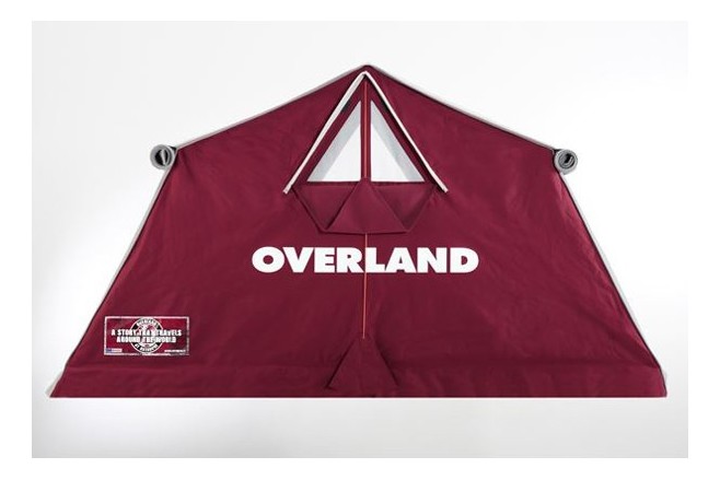 Tente de toit Overland Classique Taille L Bordeaux – Image 2