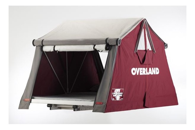 Tente de toit Overland Classique Bordeaux Taille S