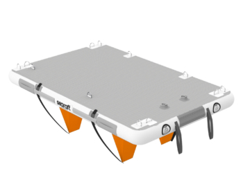 SeaRaft Diamond deck gris small plateforme gonflable