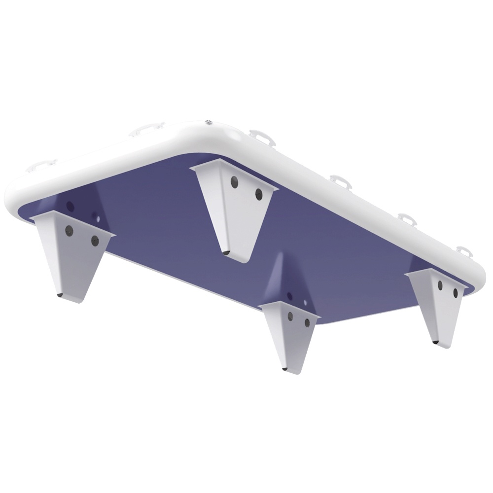 Plateforme gonflable bateau Yachtbeach 4.1 Diamond Pearl White – Image 2