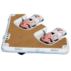 Plateforme gonflable bateau Yachtbeach Duo scooter sous marin