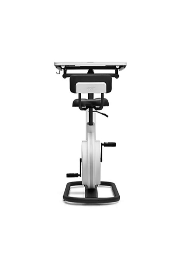 Vélo-bureau recharge eKinekt table réglable - Blanc – Image 5