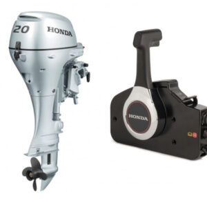 HONDA BF20 SRTU / arbre court / démarrage électrique / commande déportée / trim