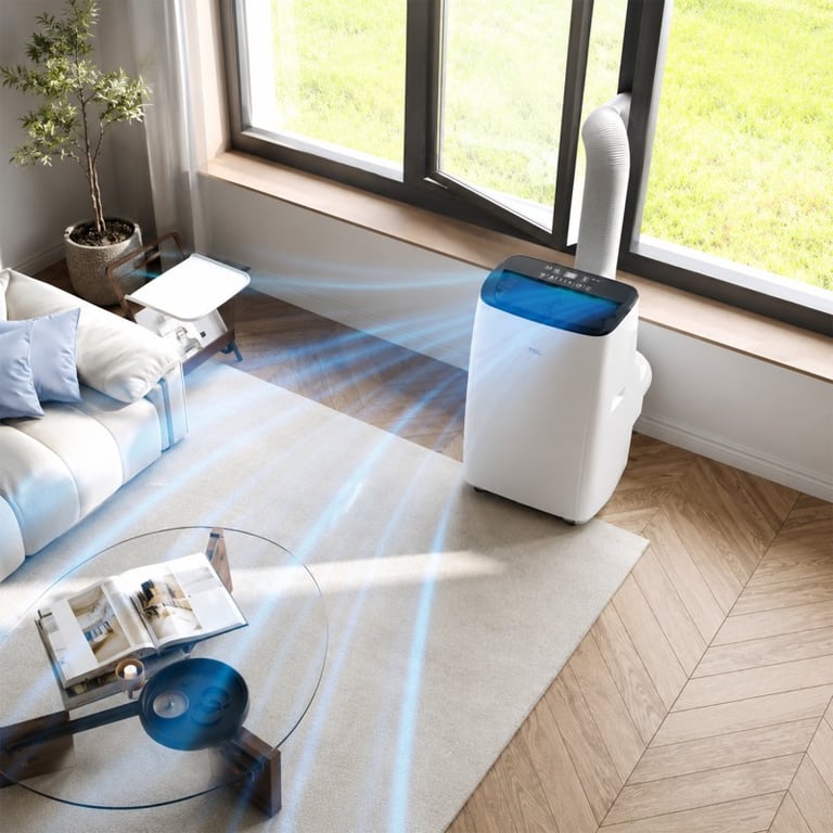 Tcl - Climatiseur mobile réversible TCL 12000 BTU, Blanc – Image 9