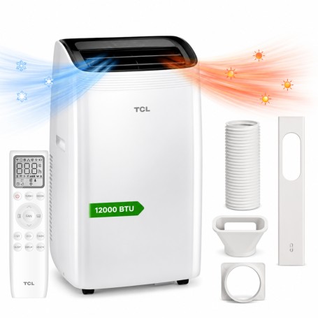 Tcl - Climatiseur mobile réversible TCL 12000 BTU, Blanc