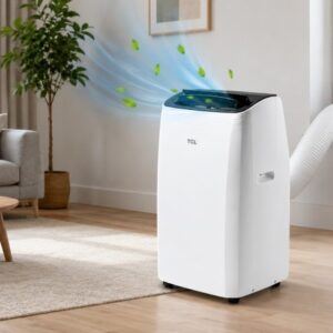 Tcl - Climatiseur mobile réversible TCL 12000 BTU, Blanc