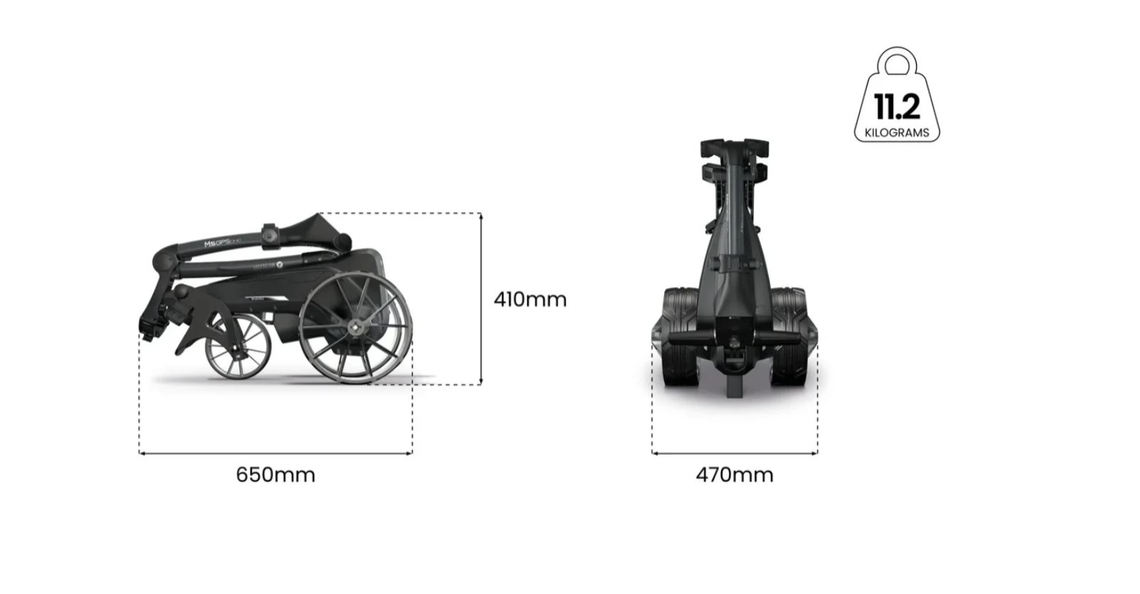 Chariot électrique Motocaddy M5 GPS DHC Ultra 36 trous 2026 – Image 8