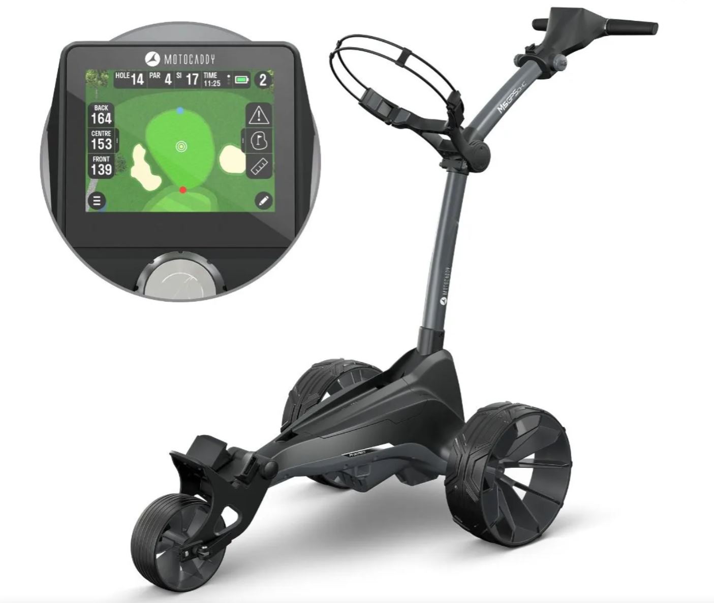 Chariot électrique Motocaddy M5 GPS DHC Ultra 36 trous 2026