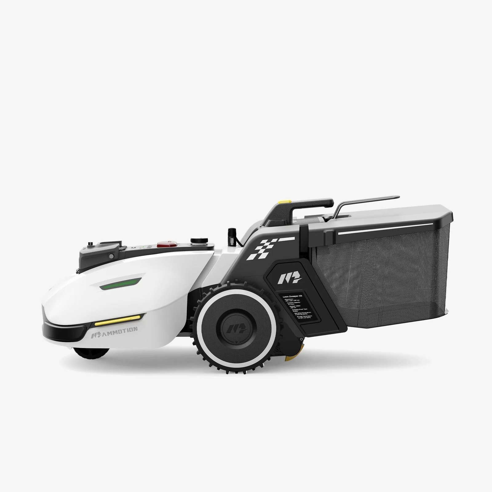 MAMMOTION YUKA AWD 1500 + Balayeuse + 1 batterie supplémentaire de 4.5 Ah – Robot tondeuse intelligent – Image 3