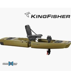 Kayak de pêche KINGFISHER – Solo – Vert – Adulte – Pêche
